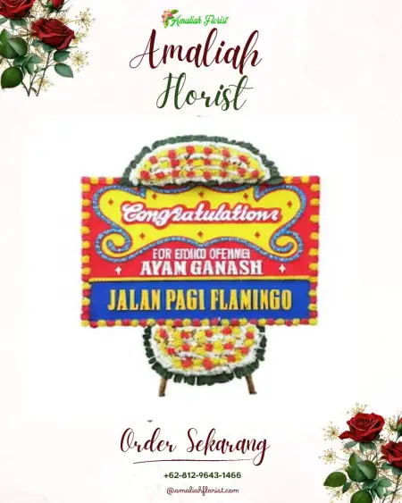 Sewa Papan Bunga Sukalilah
